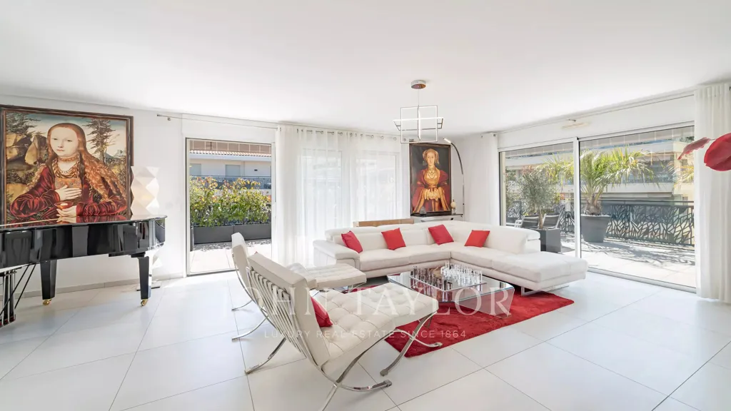 Séjour - Appartement 4 pièces à Cannes