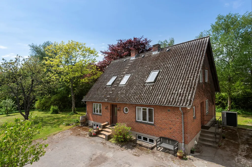 Aerial - Villa with Extensive Grounds in Tessebølle