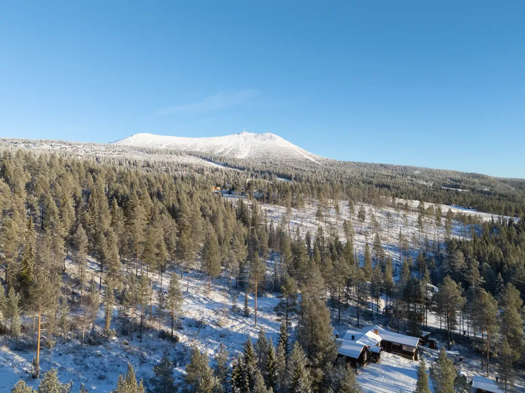 Vue aérienne - Plot with Ski Access in Härjedalen