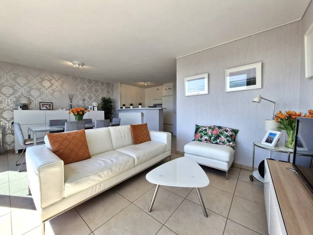 Séjour - Penthouse avec Grande Terrasse ensoleillée à Zeebrugge