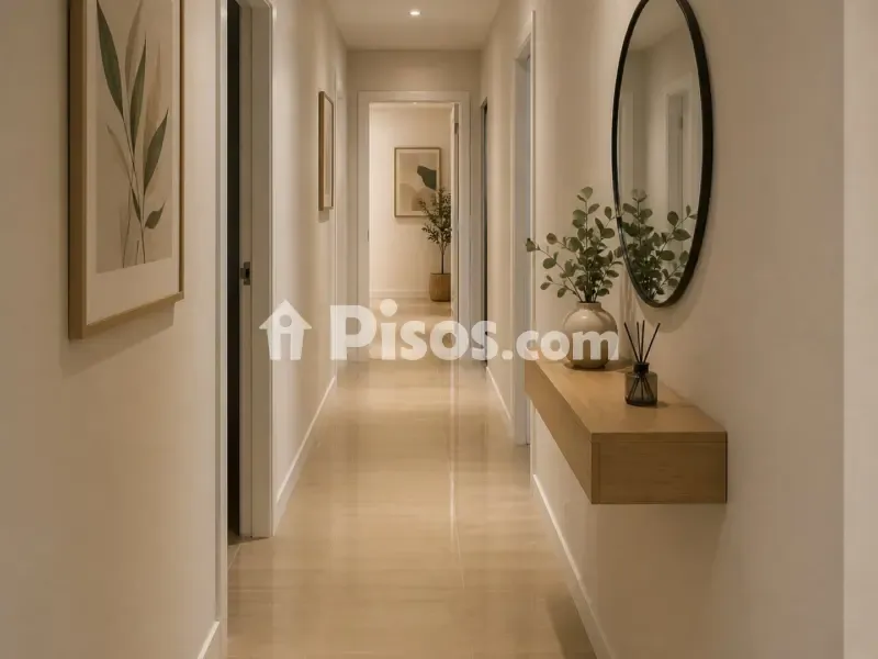 Entrée - Fully Renovated Flat with Balconies in Castelldefels Centre