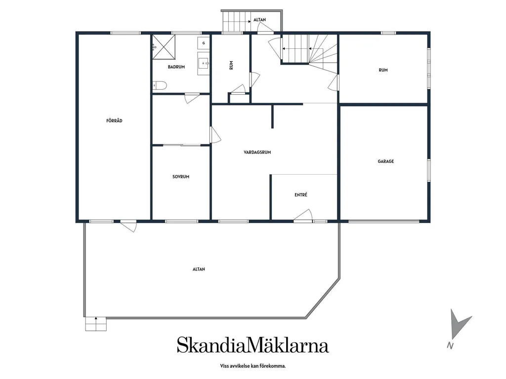 Plan - Spacious Villa with Garden in Tibro