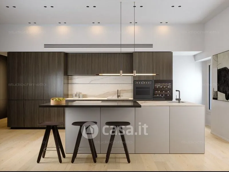 Cuisine - Triplex Apartment with Loggia in Vicenza