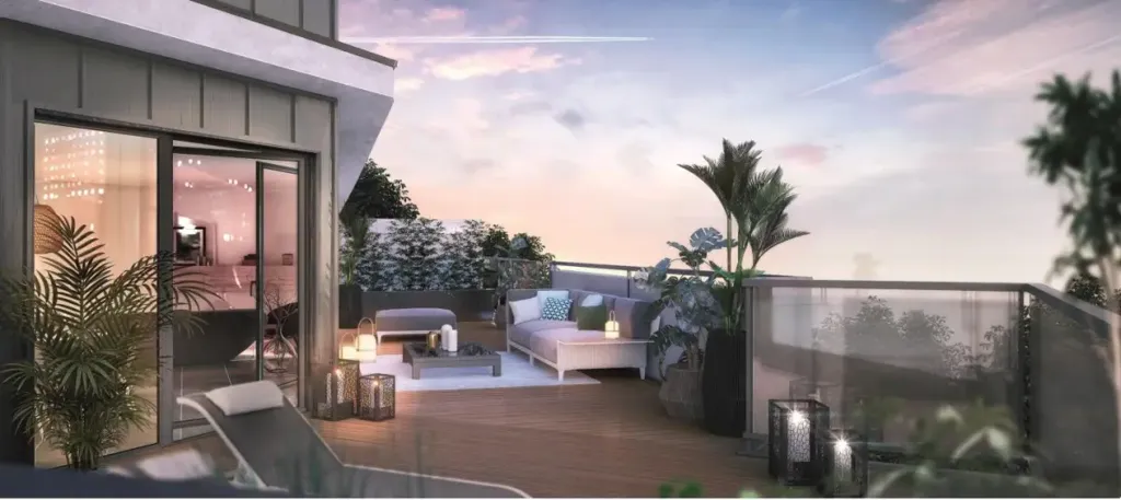 Terrasse - Appartement 5 pièces à Paris 18ème