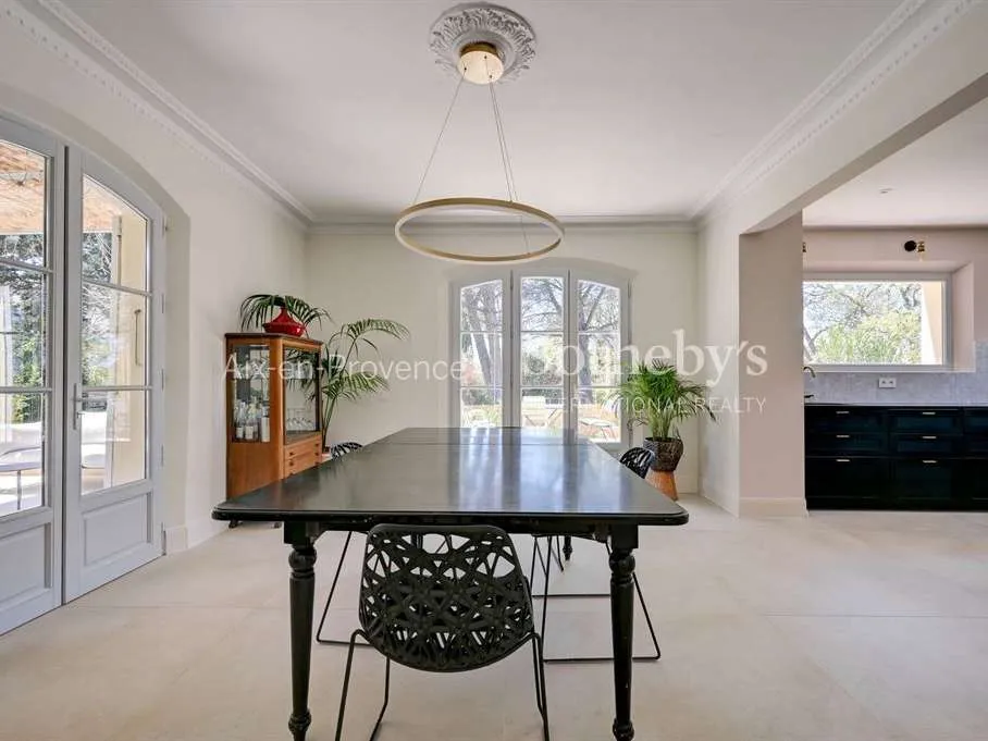 Salle à manger - Bastide Familiale avec Piscine à Aix-en-Provence