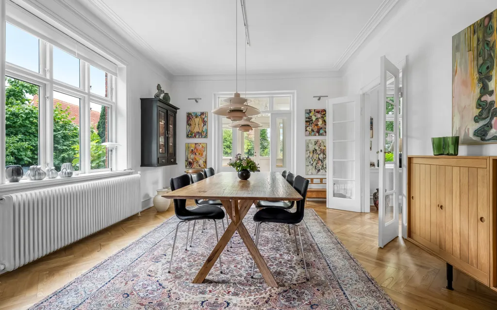 Salle à manger - Rustic Redbrick Villa with Garden in Nakskov