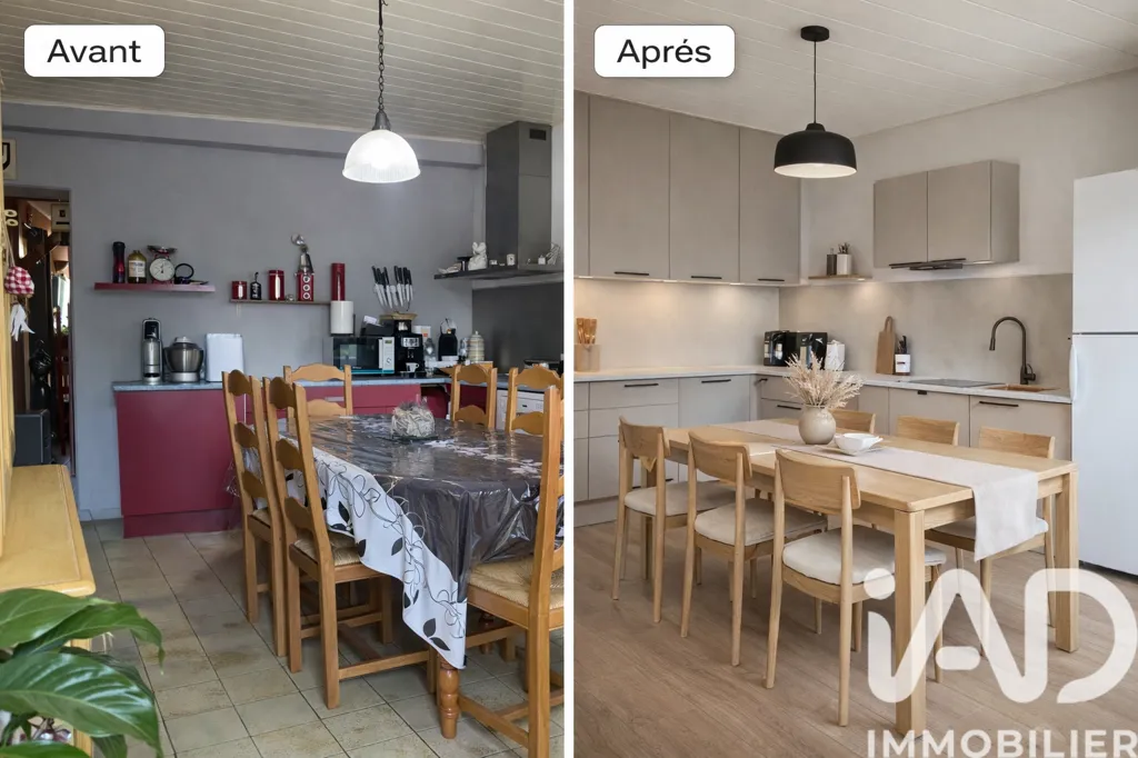 Dining Room - Townhouse with Terrace in Picquigny