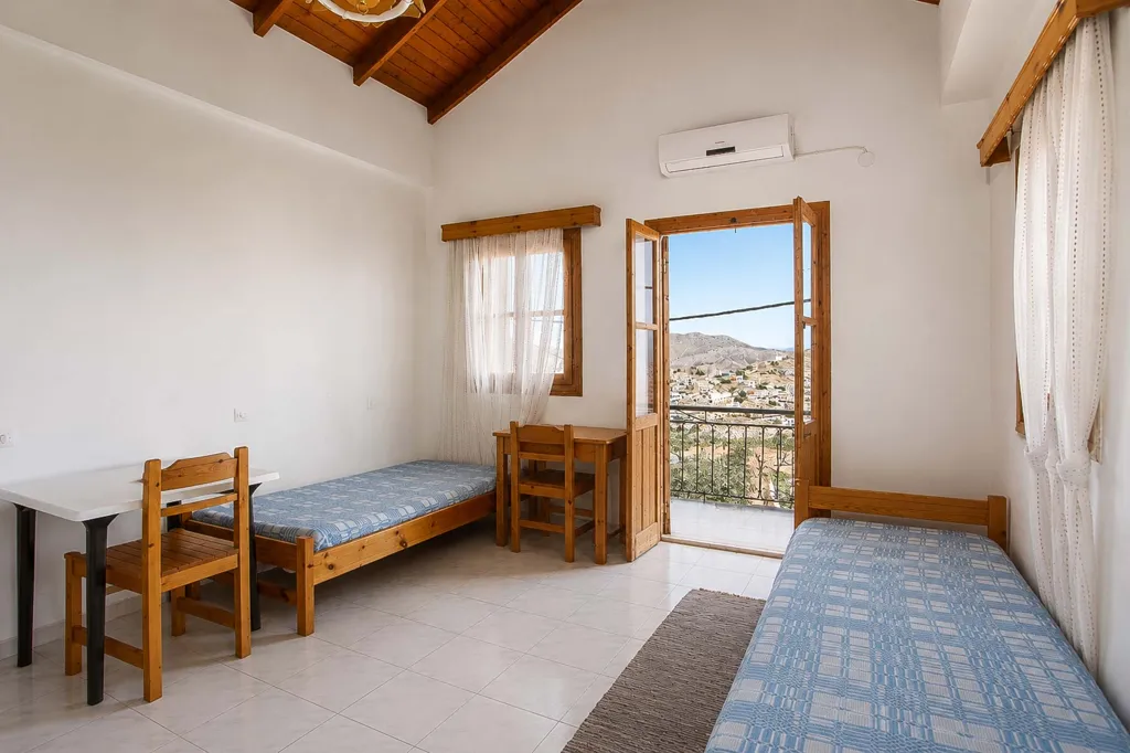 Camere da letto - Traditional Duplex with Sea View in Symi