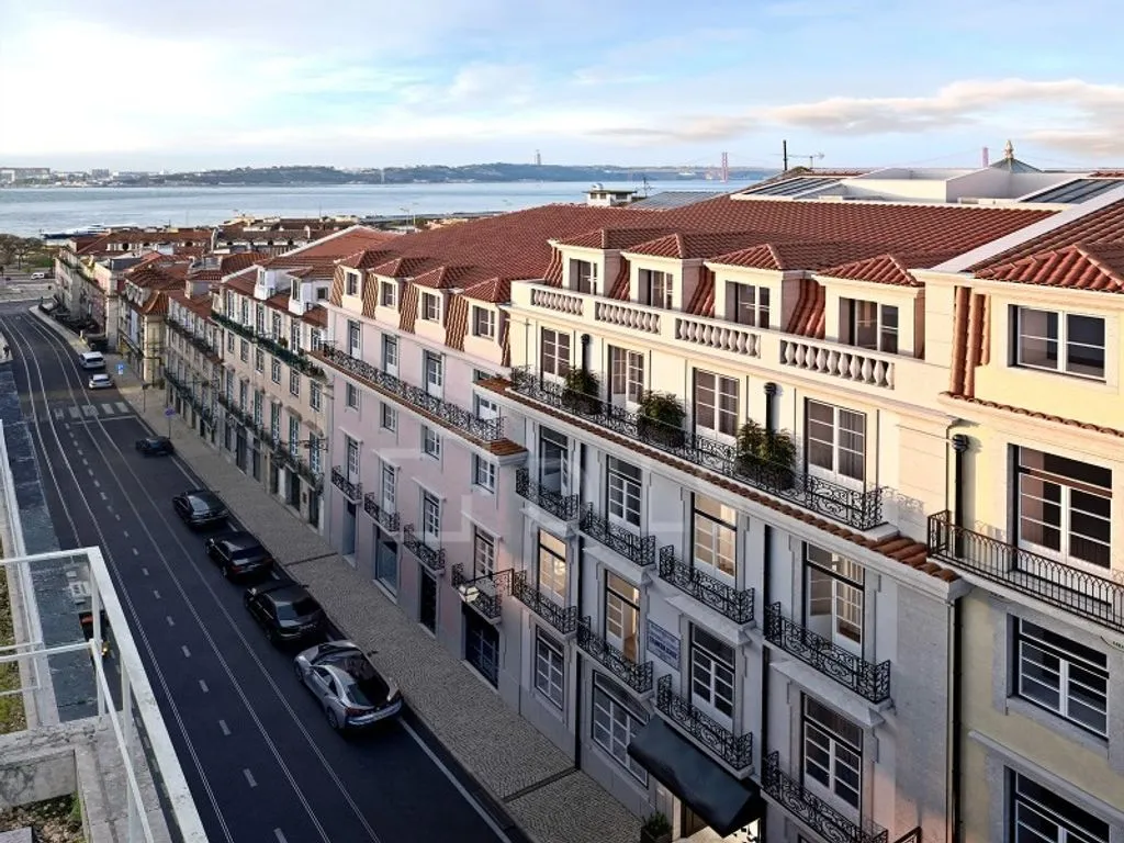 Vue aérienne - Loft with Vaulted Ceilings in Chiado, Lisbon