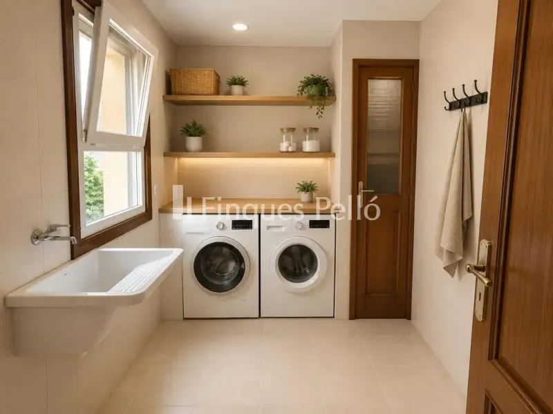 Pesuköök - Duplex with Terrace in Carrer de Tarragona
