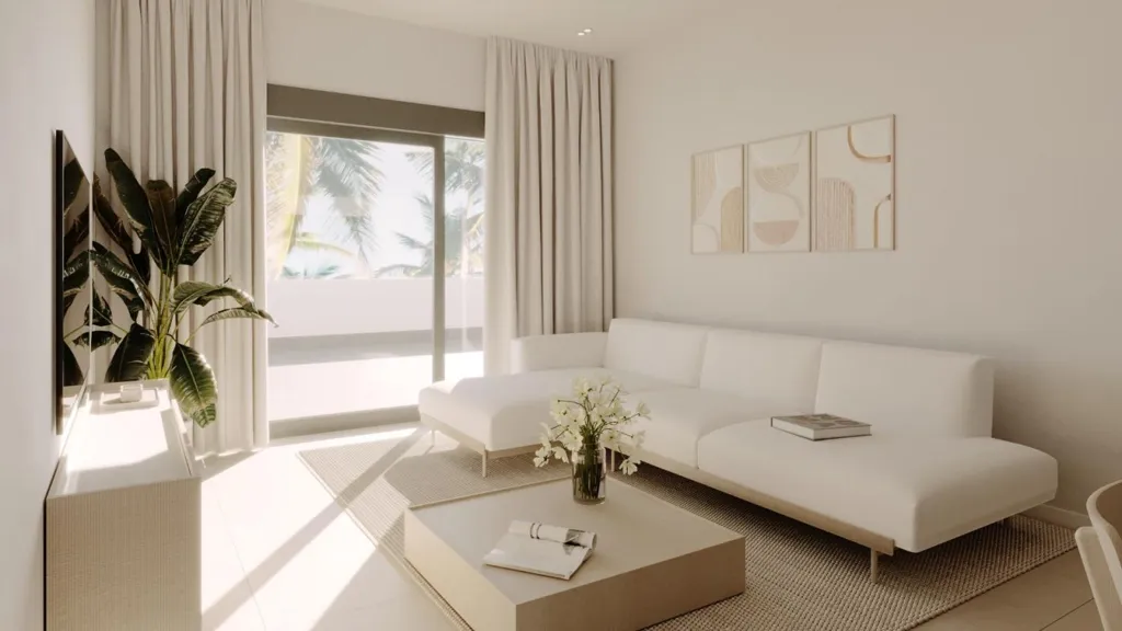 Séjour - New-Build Apartment with Pool in La Nucía