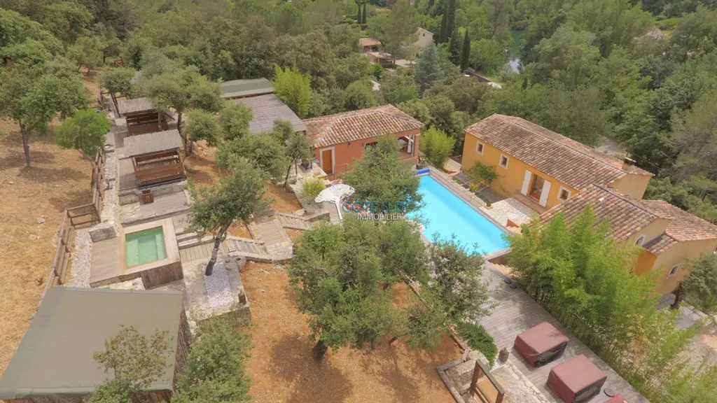 Õhuvaade - Provençal Villa with Pool near Lorgues
