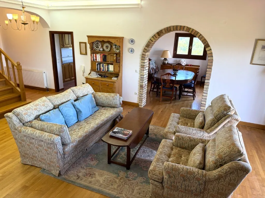 Soggiorno - 3-Storey Villa with Panoramic Views in Vasilika, Corfu