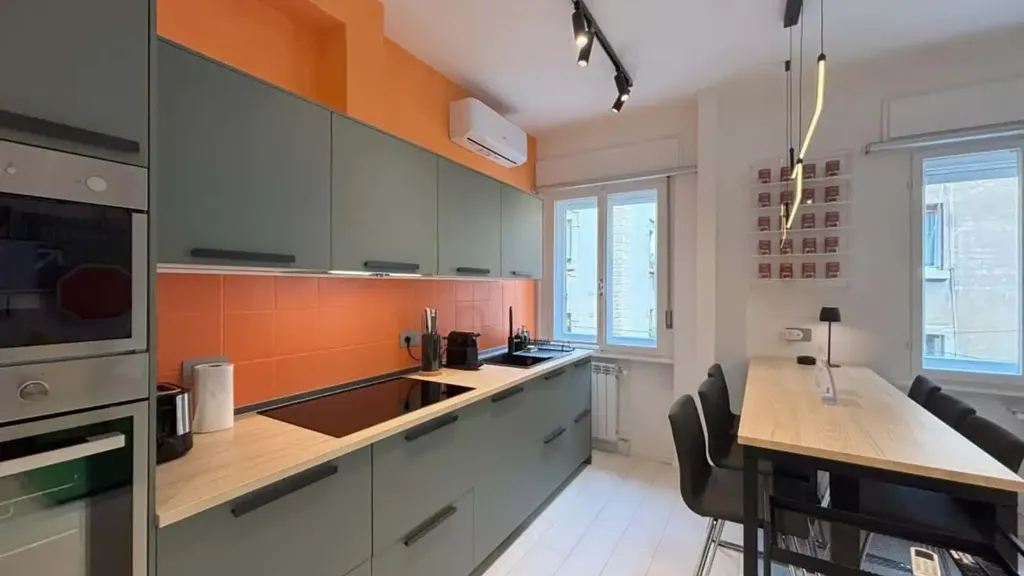 Cuisine - Modern Studio with Terrace in Trieste