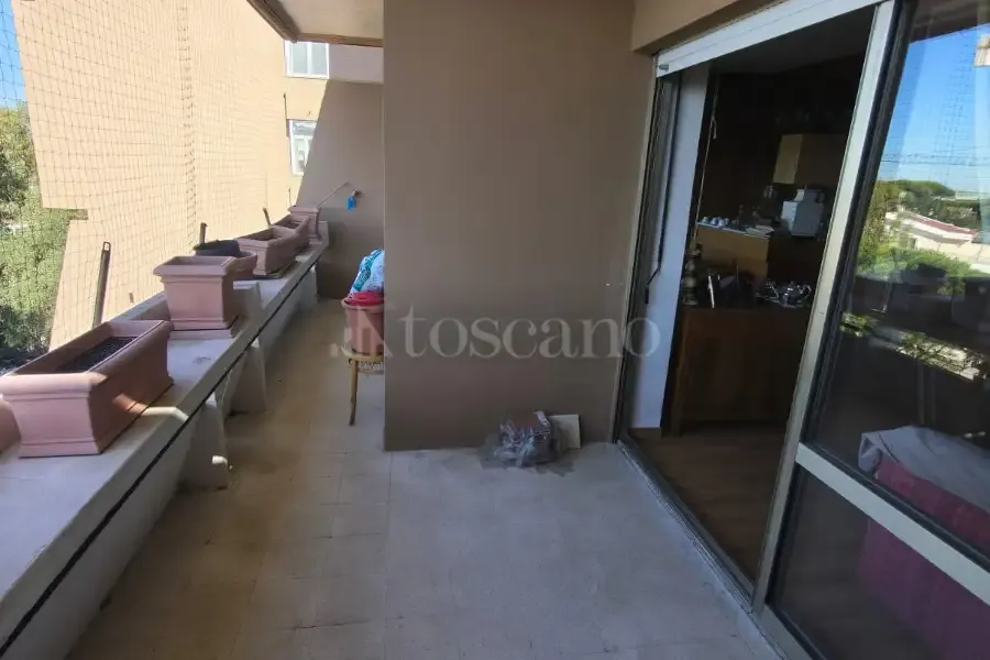 Balcony - Penthouse with Panoramic View in Rome