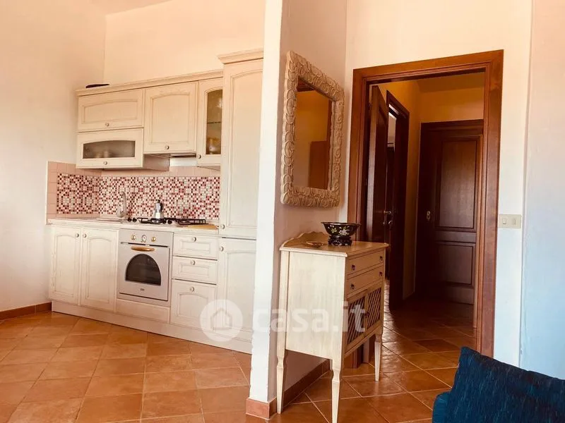 Kitchen - Apartment with Balcony and Pool in Arzachena