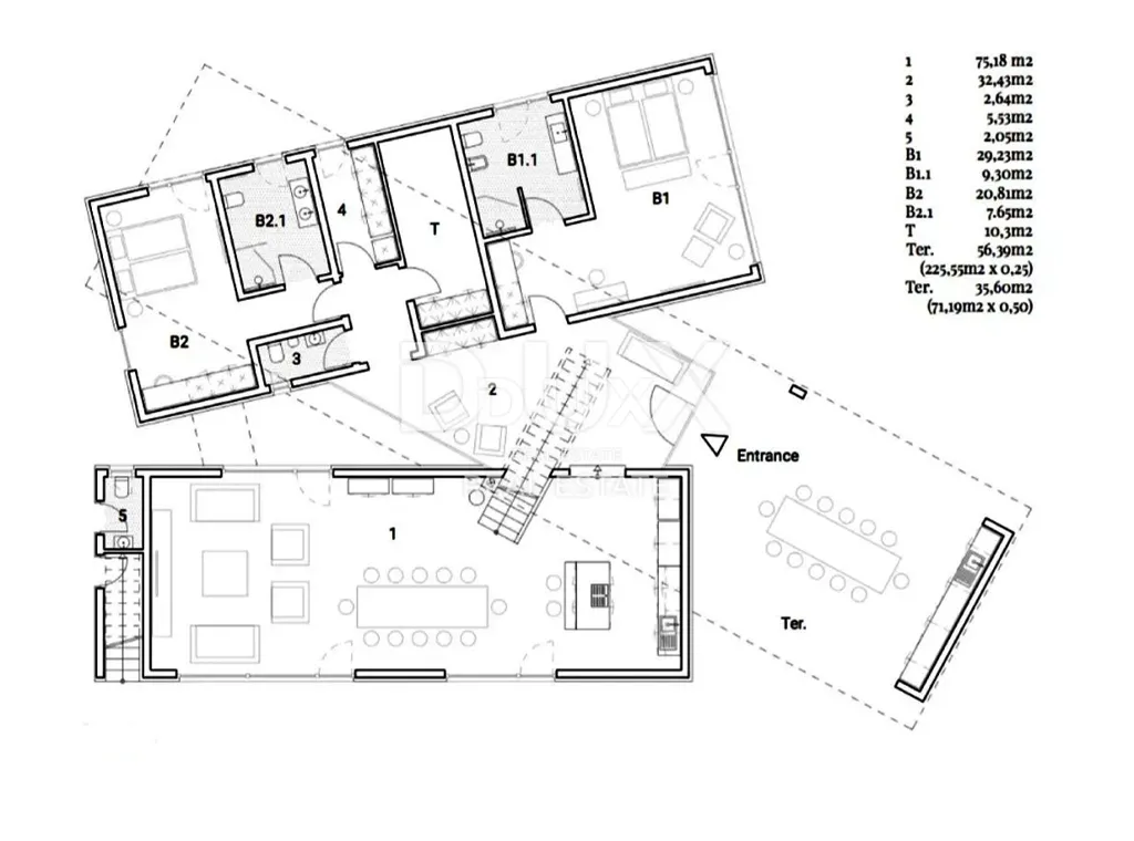 Plan - Designer Villa with Pool in Višnjan, Istra