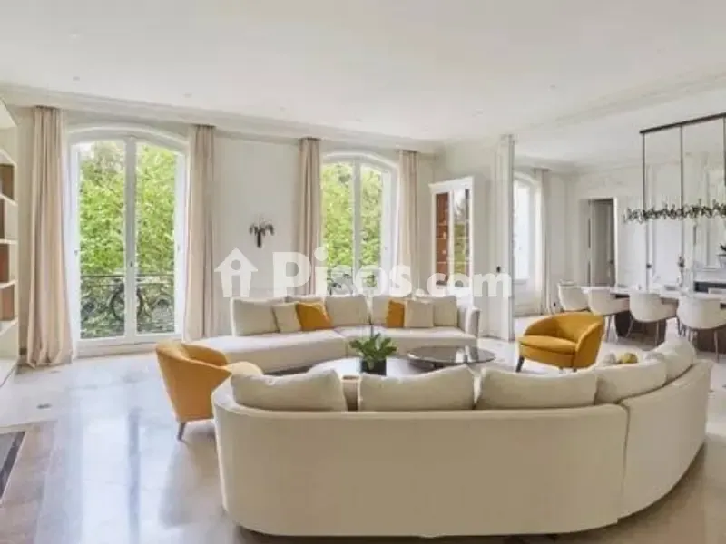 Soggiorno - Luxury Flat with Park View in Recoletos