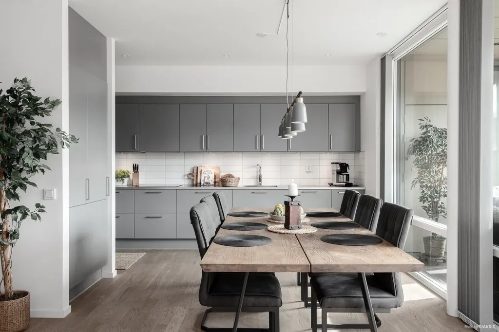 Sala da pranzo - Modern Flat with West-Facing Balcony in Skåne