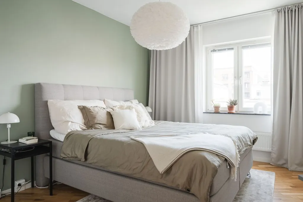 Bedrooms - Apartment with South-Facing Balcony in Västra Hamnen