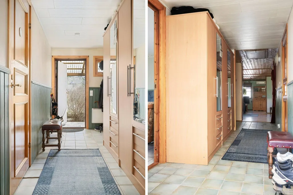 Hallway - Holiday Cottage with Lake View in Skåne