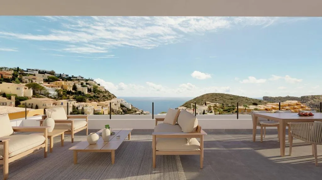 Terrasse - Luxury Penthouse with Pool in Benitachell