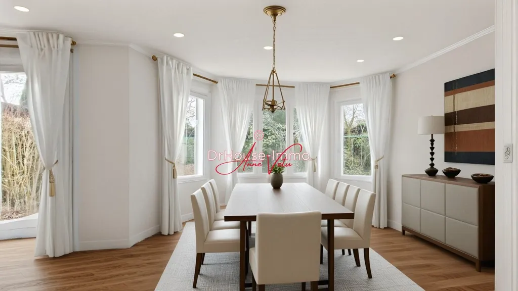 Dining Room - House with Garden in Chêne Feuillu, Achères