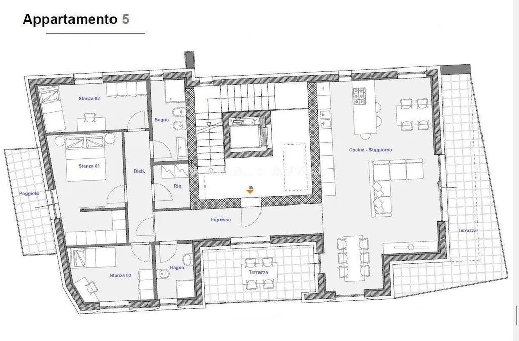 New Class A+ Attic Flat with Park View in Rovereto