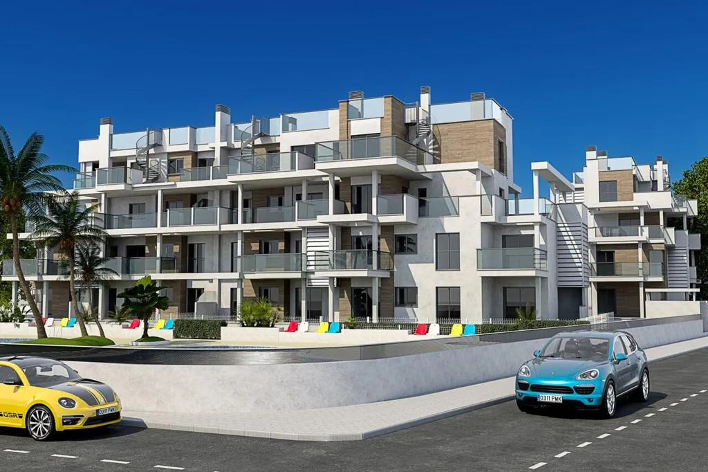 Contemporary Apartment with Pool in Dénia