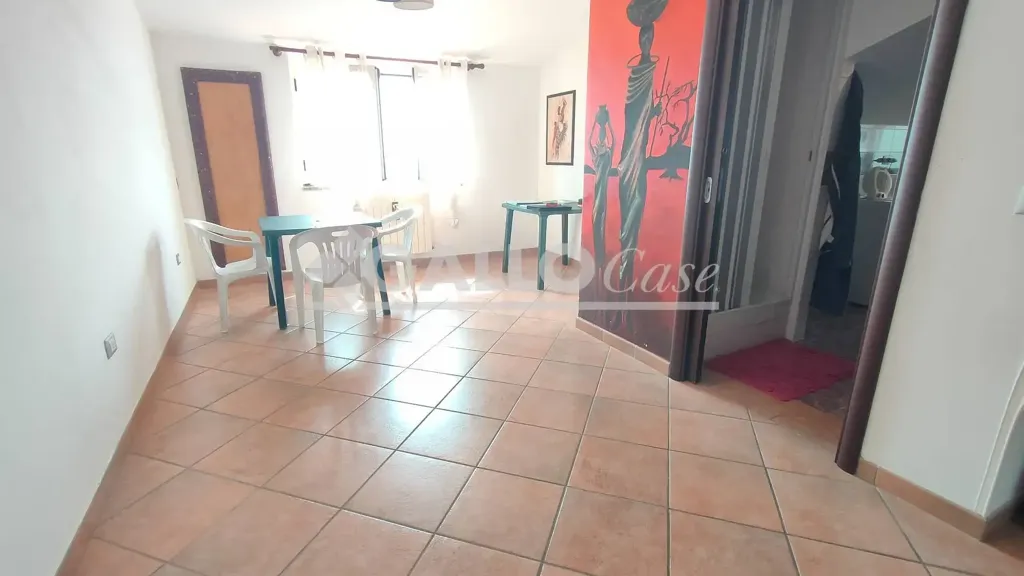 Dining Room - Mansard Apartment with Balcony in Paola
