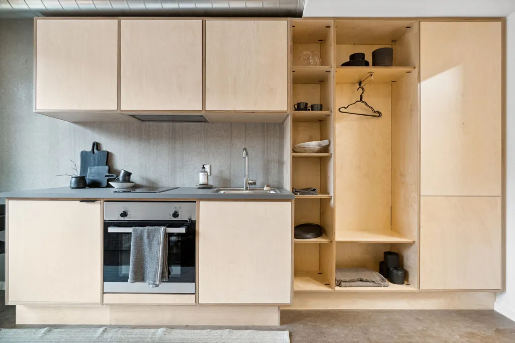Köök - Studio Apartment with Terrace in Aarhus C