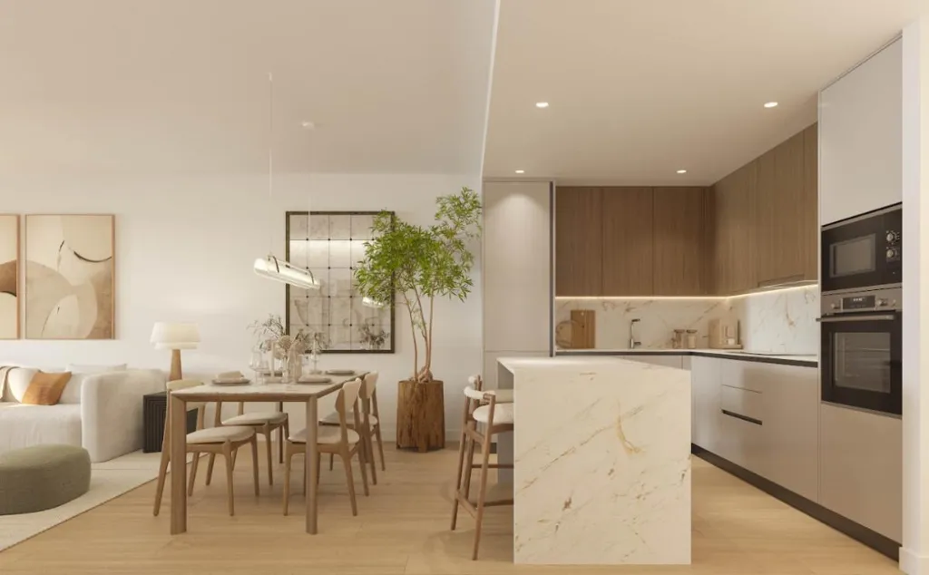 Köök - Contemporary Residence with Sea Views in Costa del Sol