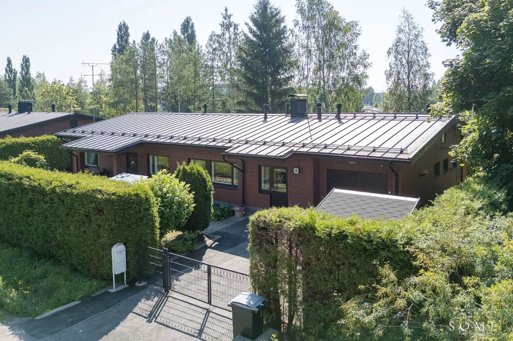 Vue aérienne - Spacious Detached House with Garden in Tuusula