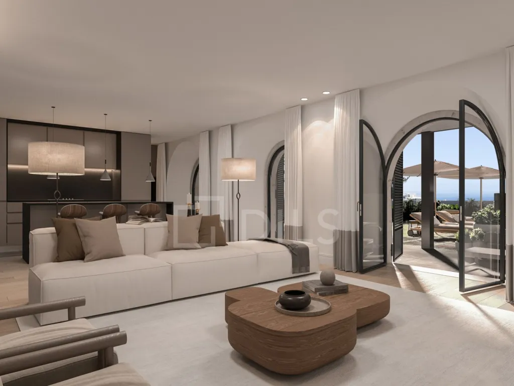 Séjour - Penthouse with Terrace in Monte Estoril