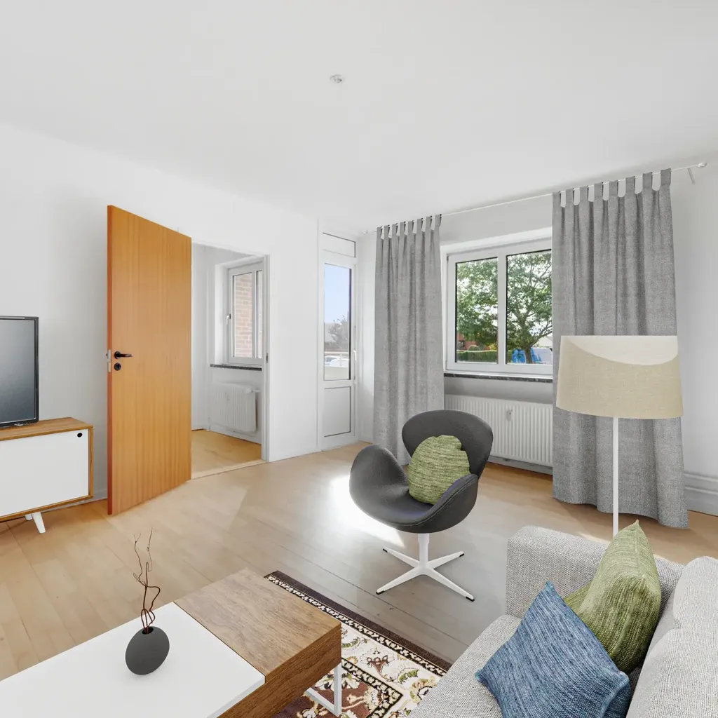 Séjour - Apartment with Balcony in Randers NV