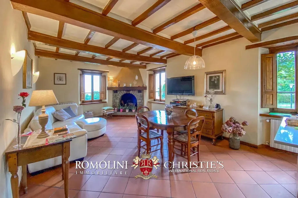Söögituba - Country House with Panoramic View near Caprese Michelangelo