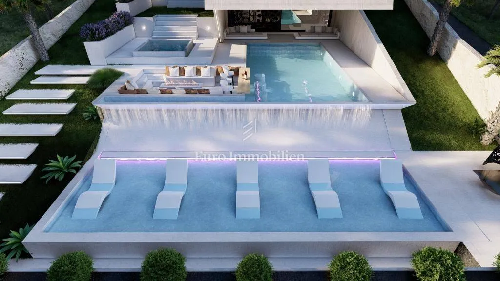 Vista aerea - Luxury Villa with Infinity Pool in Starigrad
