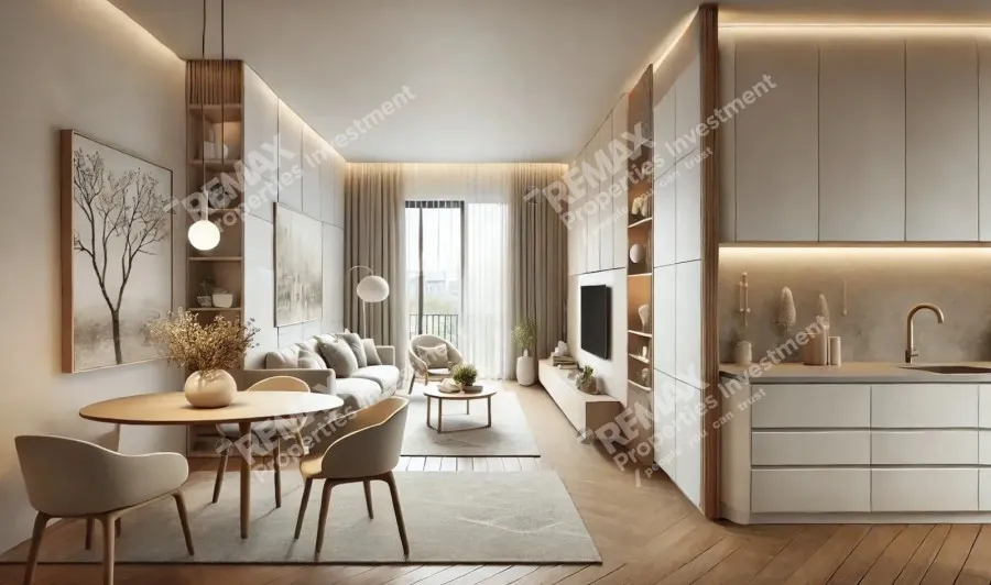 Cuisine - Apartment with Solar Features in Koridallos