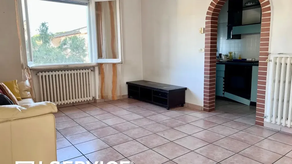 Séjour - Three-Bedroom Apartment with Balcony in Cervia