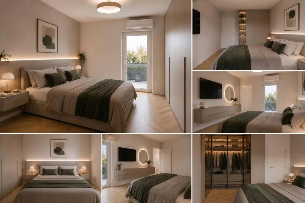 Camere da letto - Rearranged Apartment with Balcony in Turin