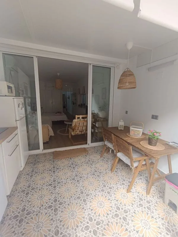 Köök - Studio Flat with Terrace in Torremolinos