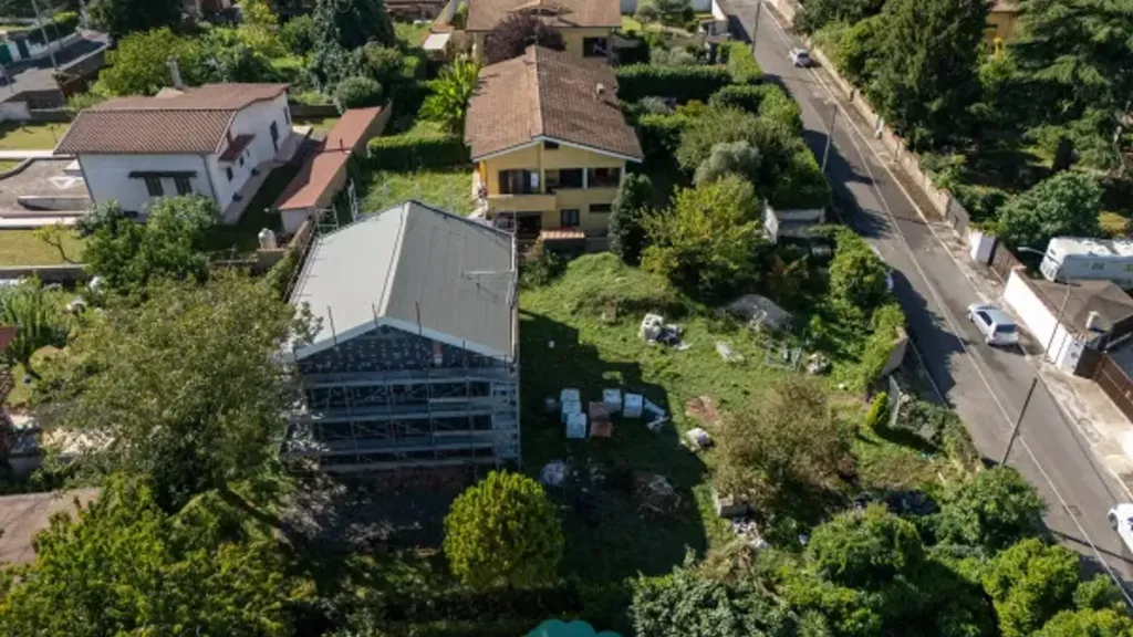 Vue aérienne - New Villa with Garden in Labico