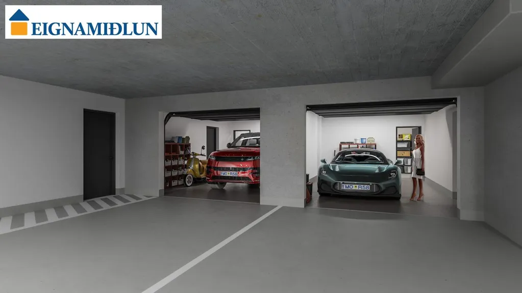Garage - Apartment with Balcony in Reykjavik