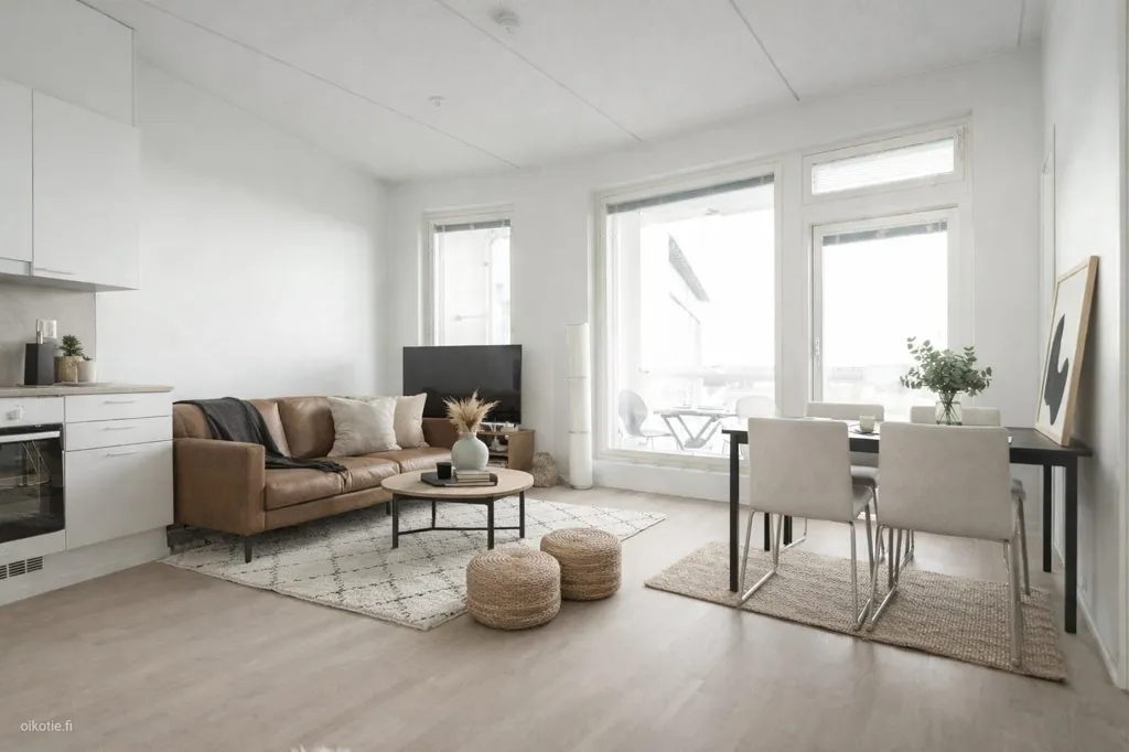 Elutuba - Modern Flat with Glazed Balcony in Saunalahti