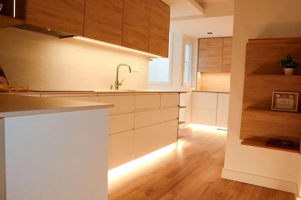 Köök - Apartment with Terrace in Madrid Río