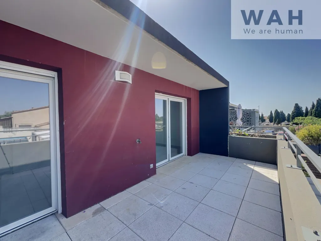 Balcon - Appartement T2 avec Terrasses au Quartier Terre Blanche, Frontignan