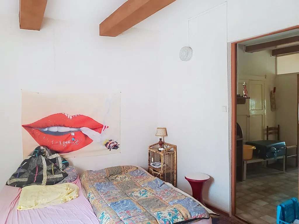 Bedrooms - Village House with Garden in Graissessac