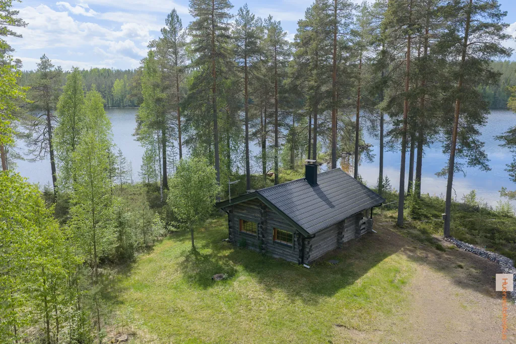 Vista aerea - Cottage with Private Lakefront in Pihtipudas