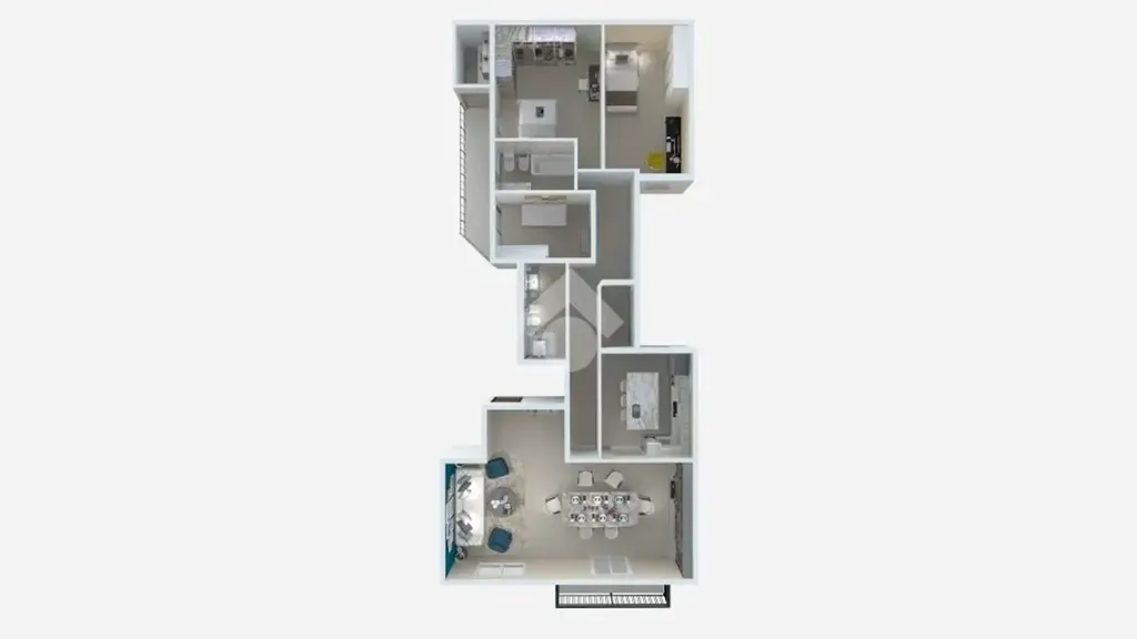 Plaan - Modernised Apartment with Balcony in Giarre