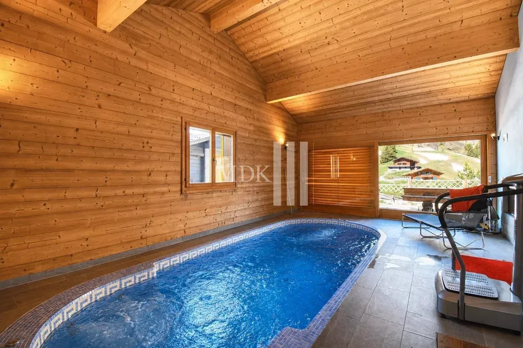 Pièces - Luxury Ski Chalet with Panoramic Views in Crosets